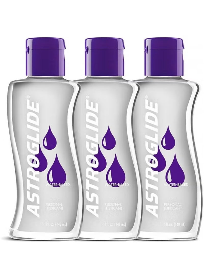 Liquid, Water Based Personal Lubricant, 5 oz, (Pack of 3)